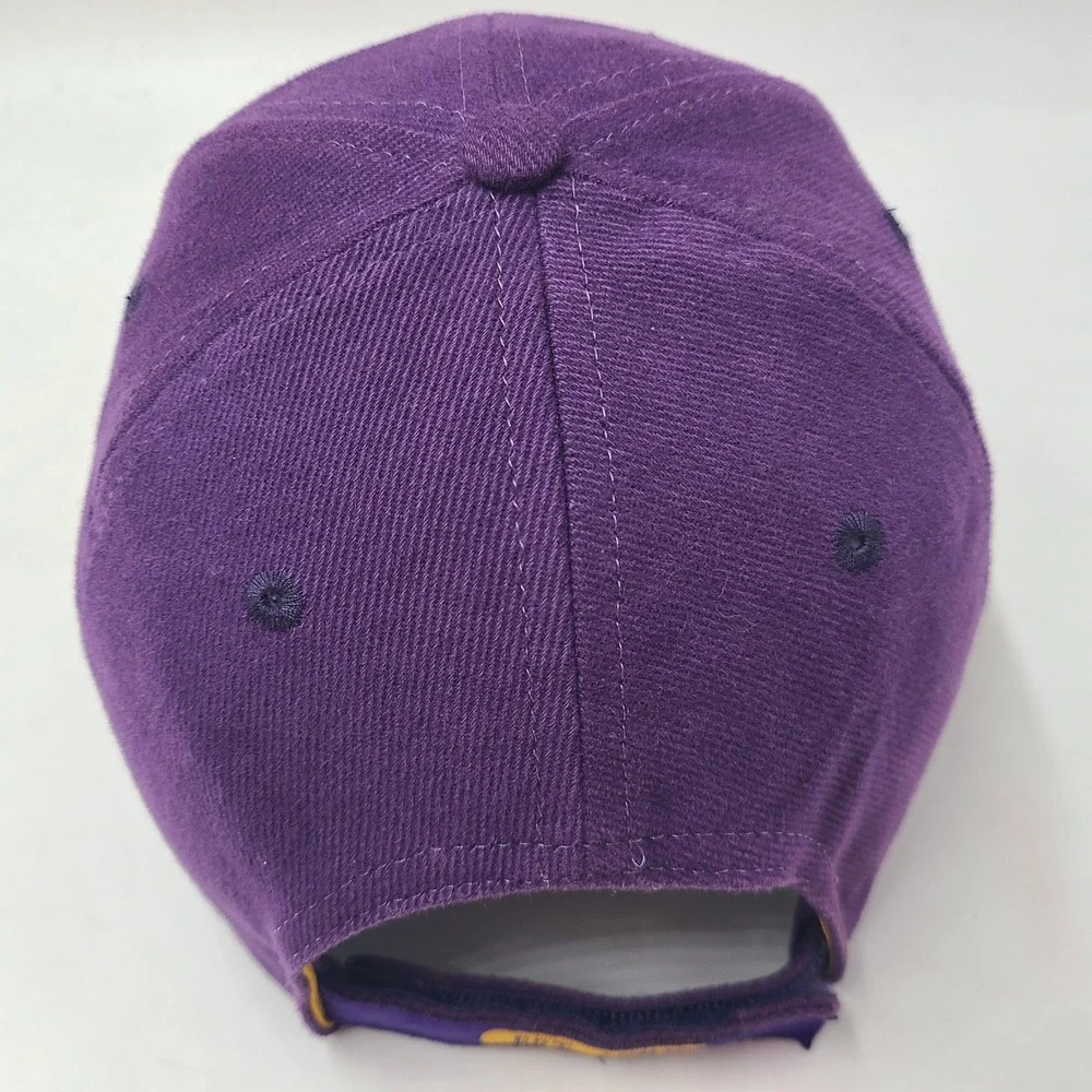 Vintage Minnesota Vikings Hat Adjustable Drew Pearson Purple Yellow NFL 90s‎ Men